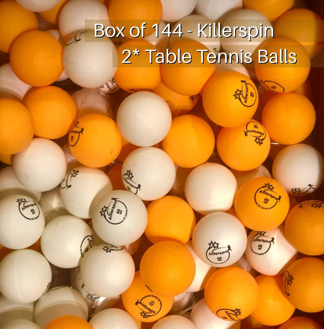 Lot De 144 Balles De Tennis De Table ORANGE TECNO PRO