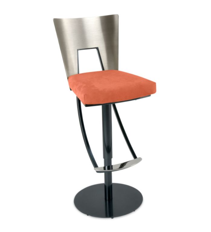 Zenith Bar Stool Black, Kitchen Bar Stools