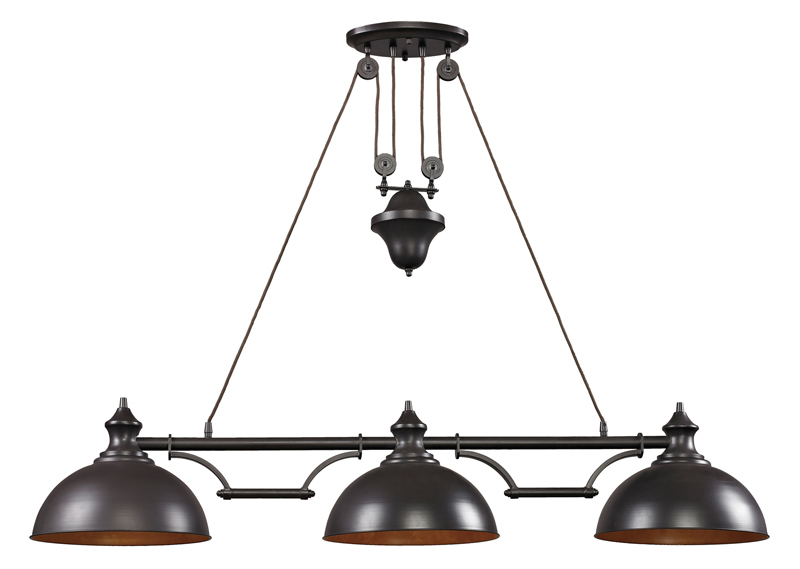 Farmhouse Billiard Light Bronze - Peters Billiards