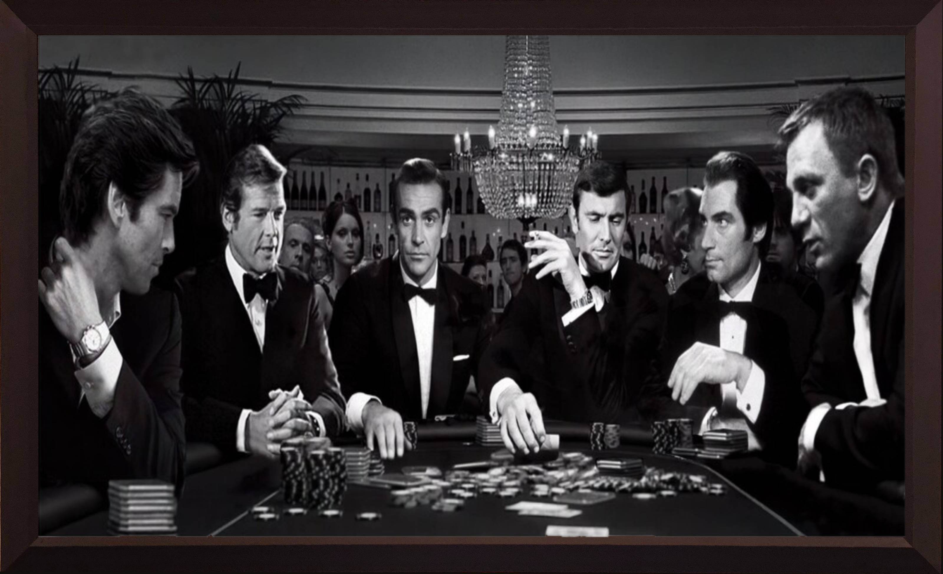 James Bonds Playing Cards Deco Wall Art - Peters Billiards