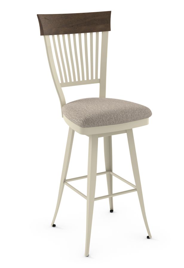As Shown: 61 Pure Finish, HT Shiitake Seat Cover w/ 43 Cafe Wood Backrest