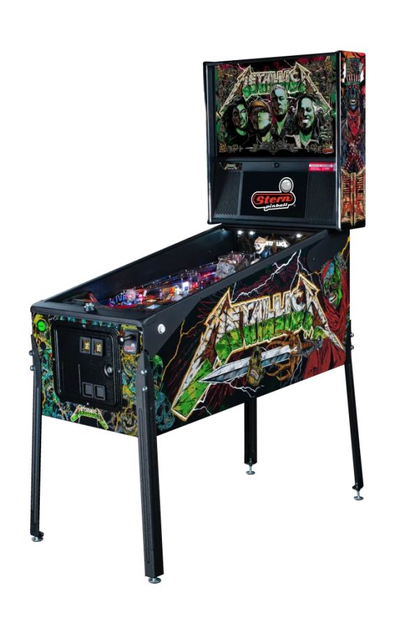 Metallica Remastered Premium Pinball Machine : game-room