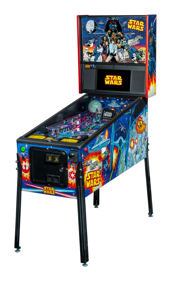 Star Wars Comic Pro Pinball Machine : game-room