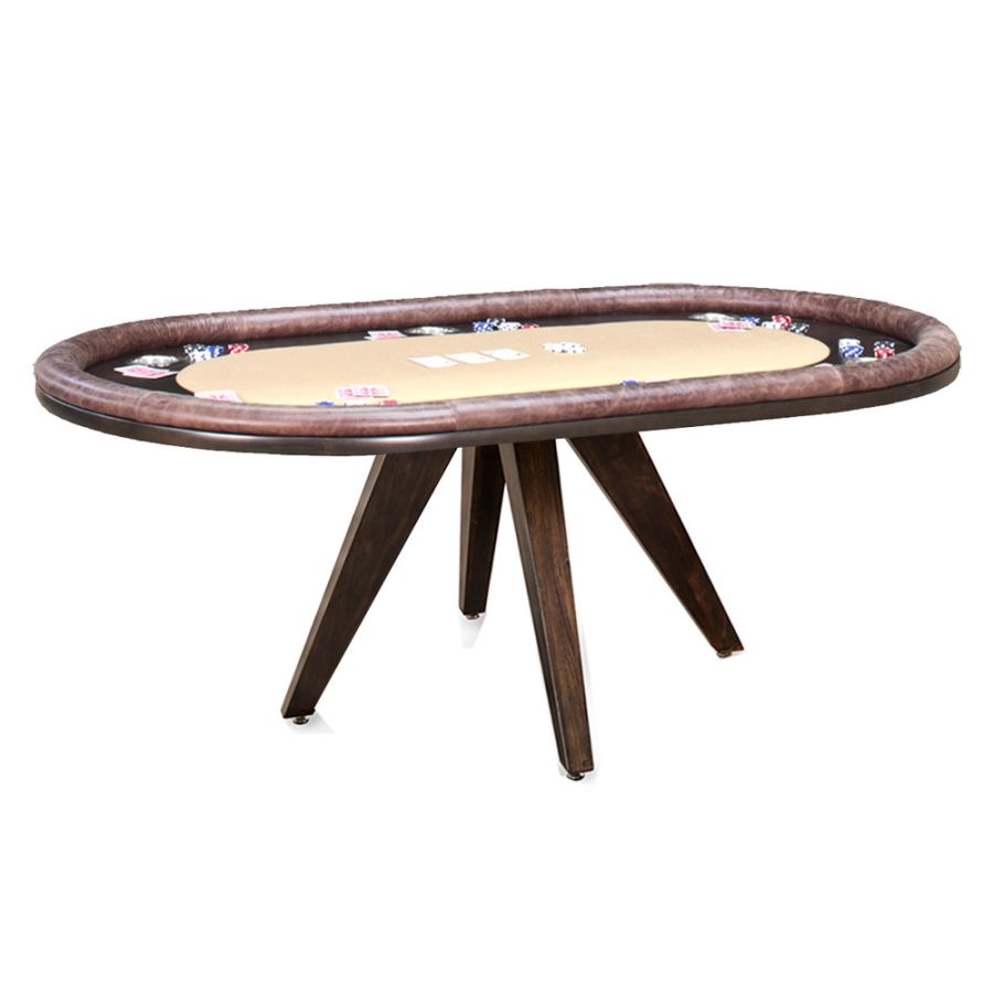 Austin Fixed Top Texas Hold'em Table : game-room