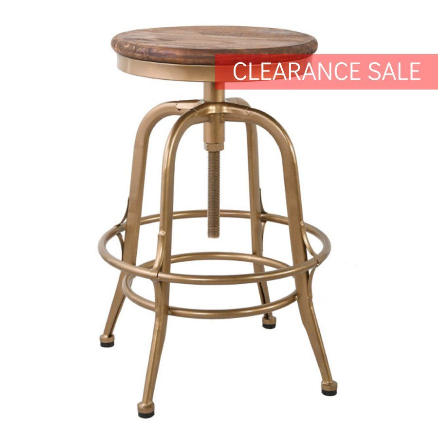 Peralta Adjustable Counter Stool : barstool